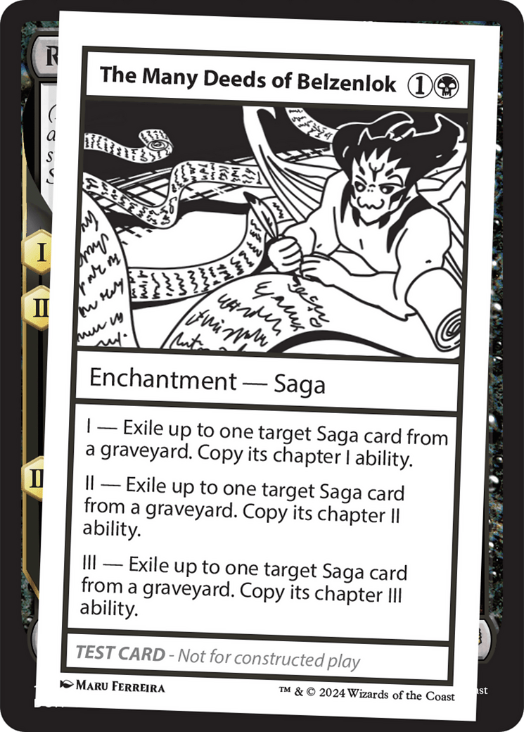 The Many Deeds of Belzenlok [Mystery Booster 2 Playtest Cards] MTG Single Magic: The Gathering  | Multizone: Comics And Games