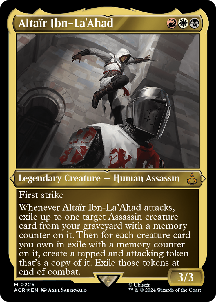 Altair Ibn-La'Ahad (Foil Etched) [Assassin's Creed] MTG Single Magic: The Gathering  | Multizone: Comics And Games