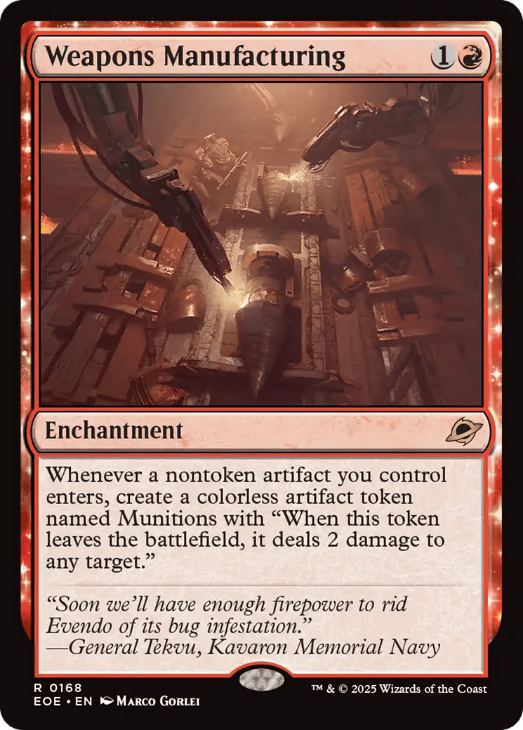 Weapons Manufacturing [Edge of Eternities] MTG Single Magic: The Gathering  | Multizone: Comics And Games