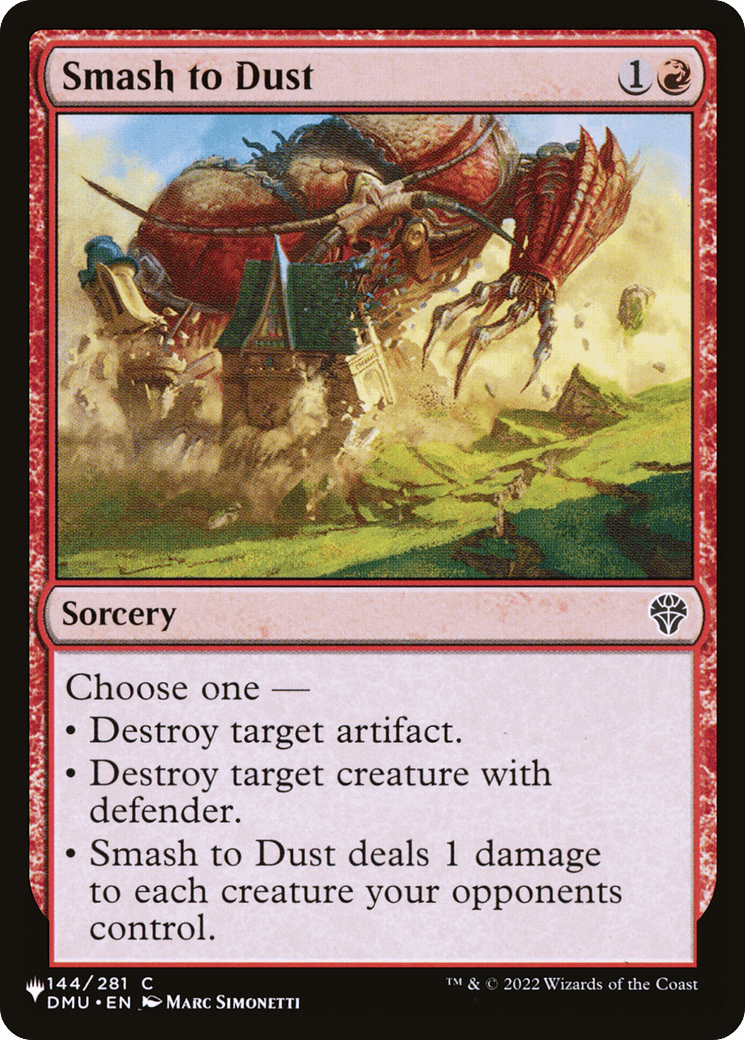 Smash to Dust [The List] MTG Single Magic: The Gathering  | Multizone: Comics And Games