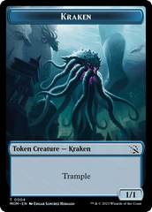 Treasure (21) // Kraken Double-Sided Token [March of the Machine Tokens] MTG Single Magic: The Gathering  | Multizone: Comics And Games