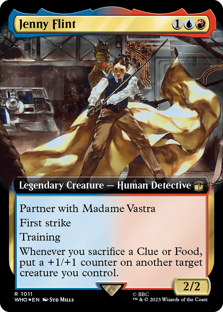 Jenny Flint (Extended Art) (Surge Foil) [Doctor Who] MTG Single Magic: The Gathering  | Multizone: Comics And Games