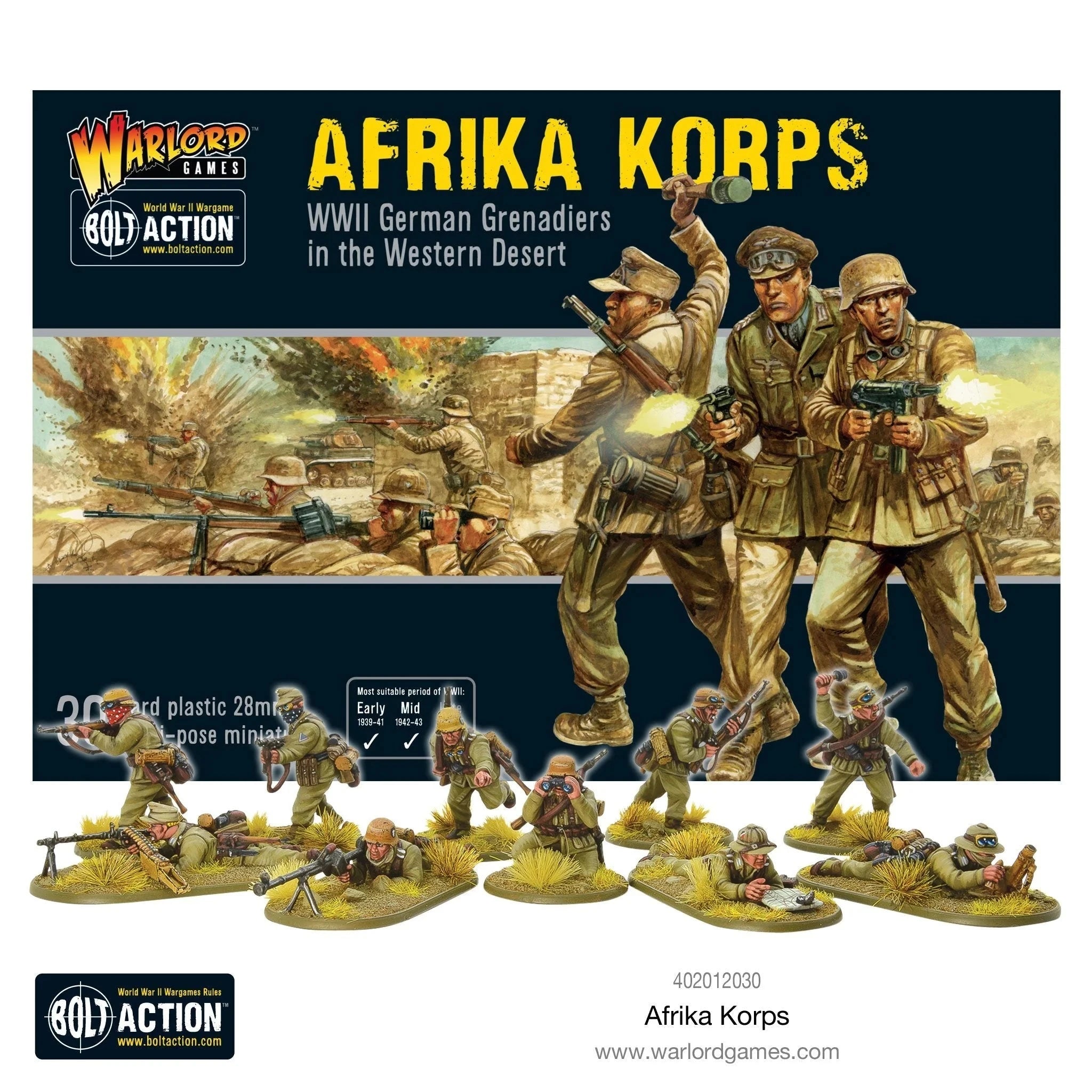Bolt Action: Afrika Korps Miniature Game Warlord Games  | Multizone: Comics And Games