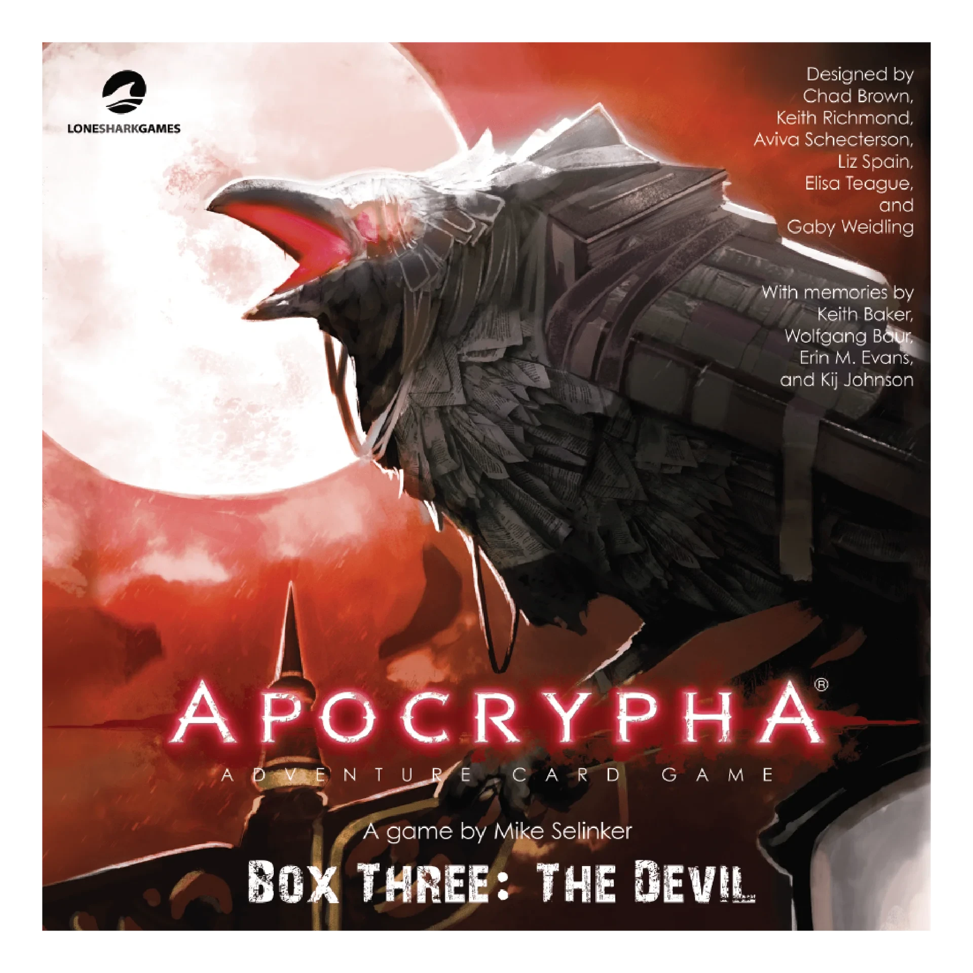Apocrypha Adventure Card Game: Box Two: The Devil Board Game Lonesharkgames  | Multizone: Comics And Games