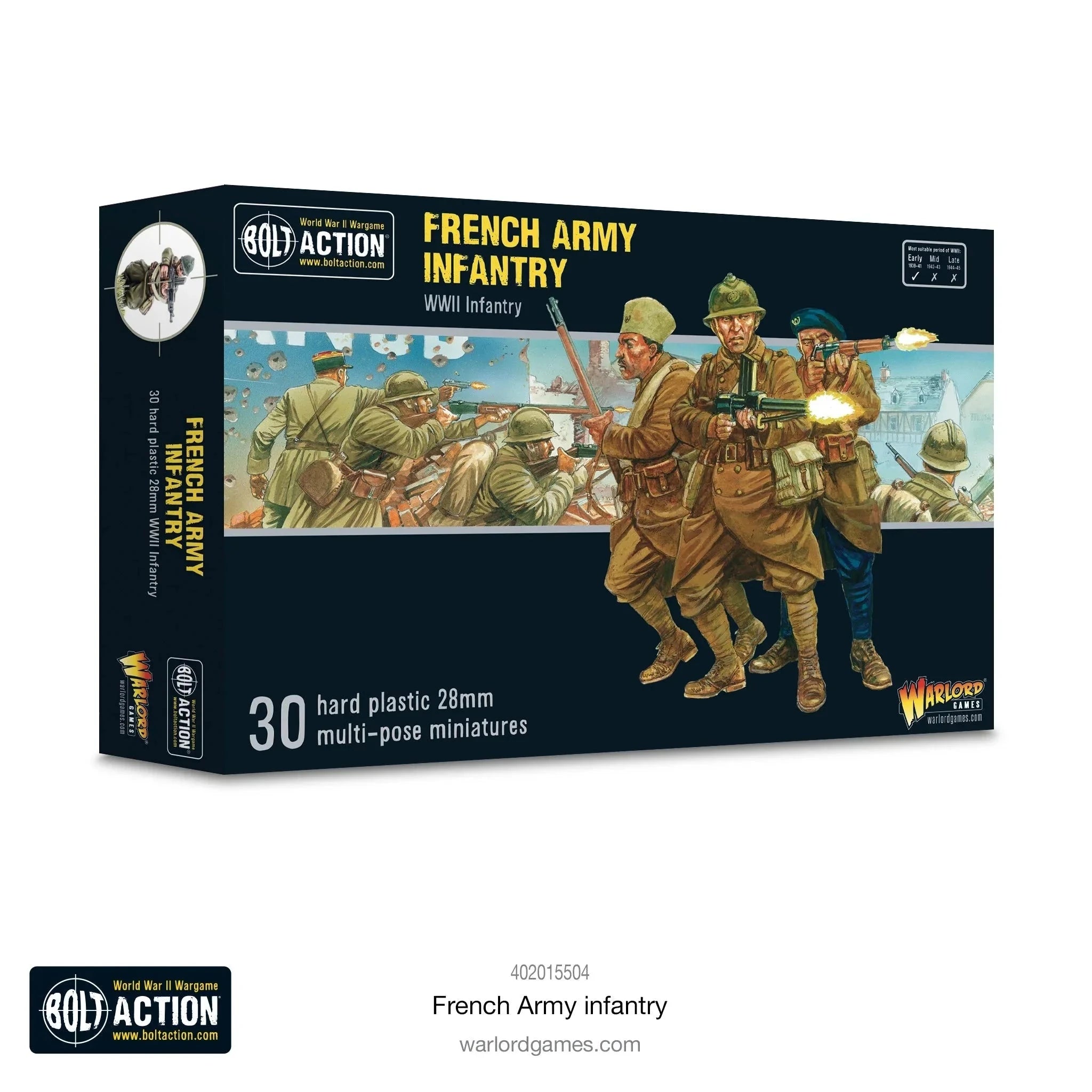 Bolt Action: French Army Infantry Miniature Game Warlord Games  | Multizone: Comics And Games