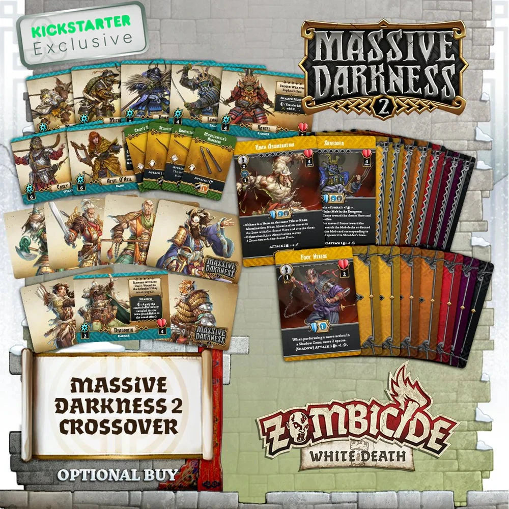 Zombicide: White Death - Massive Darkness 2 Crossover Miniatures CMON  | Multizone: Comics And Games