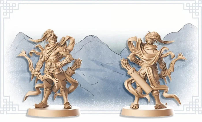 Zombicide: White Death - Chang' E and Hou Yi Miniatures CMON  | Multizone: Comics And Games