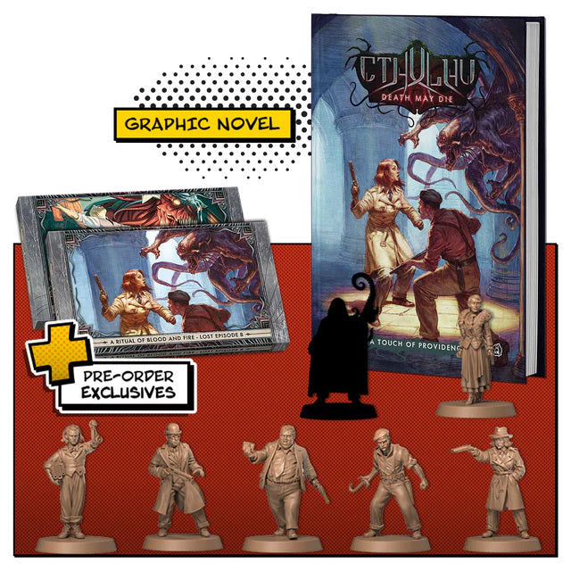 Cthulu Death may Die CMON Comic book expansion Vol. 2 ( Graphic novel + expansion ) Board game Multizone: Comics And Games  | Multizone: Comics And Games