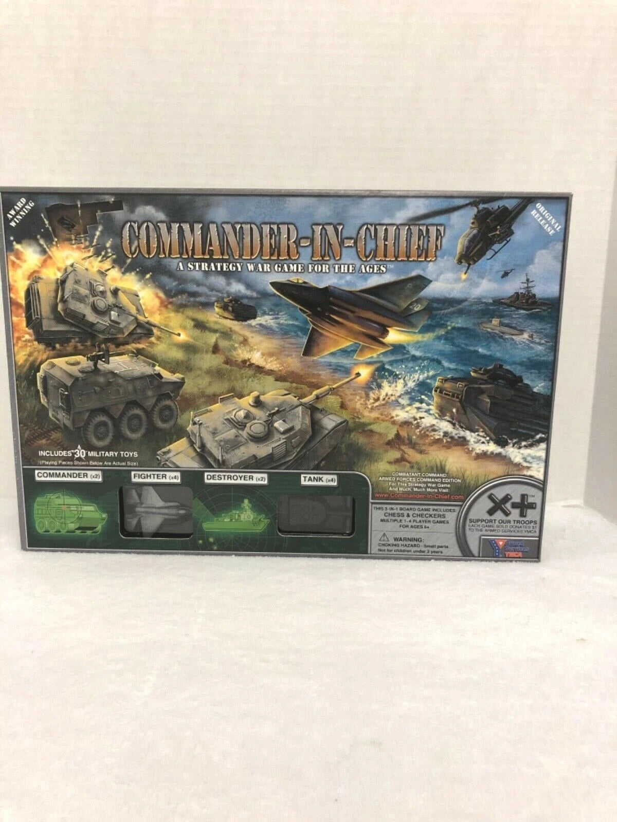 Commander-In-Chief: A Stategy War Game for the Ages Board Game X Plus Products, Inc.  | Multizone: Comics And Games