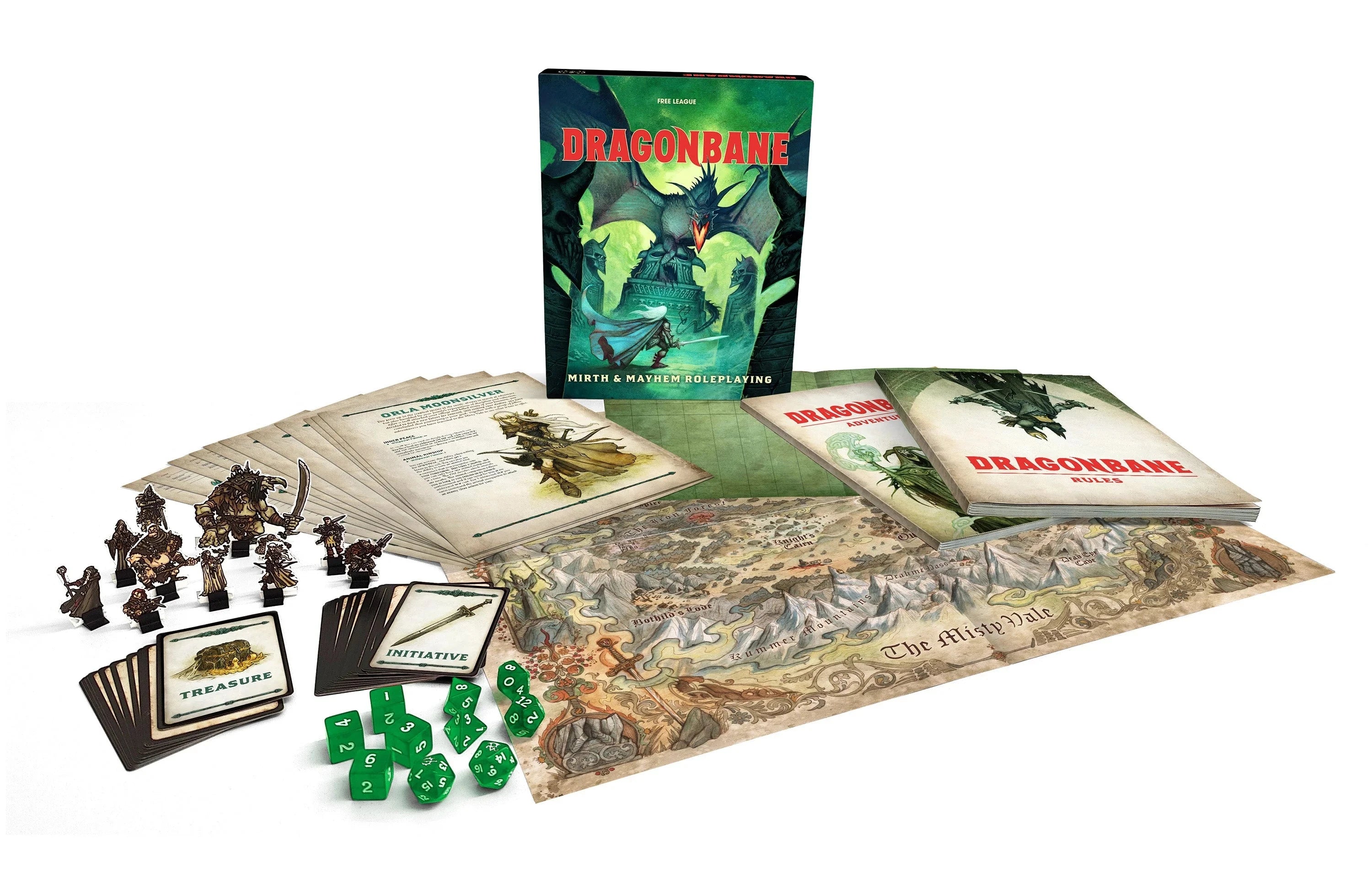 Dragonbane Core Box (French) Role playing Multizone: Comics And Games  | Multizone: Comics And Games