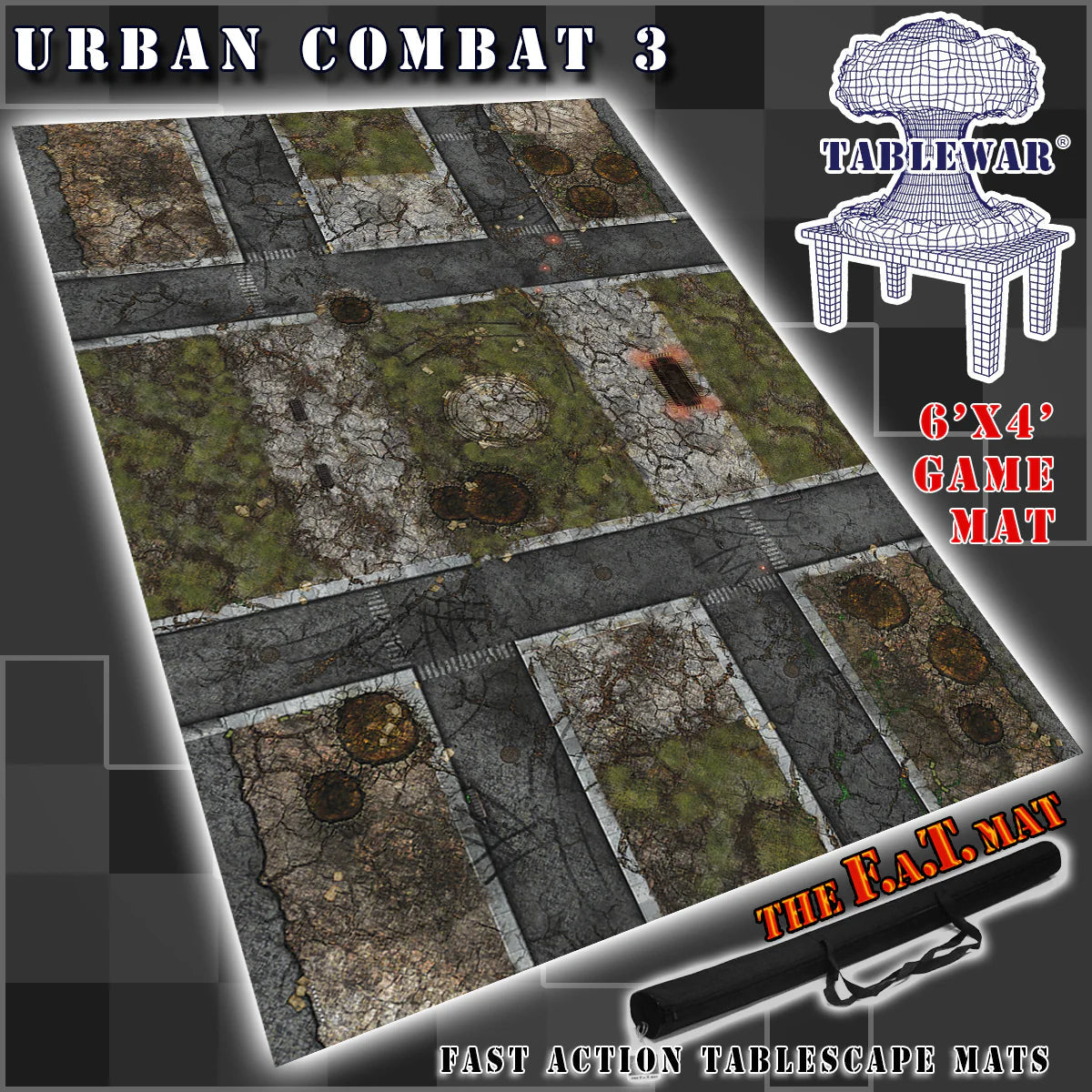 40k Game mats 6'x4' Multizone: Comics And Games City 1  | Multizone: Comics And Games