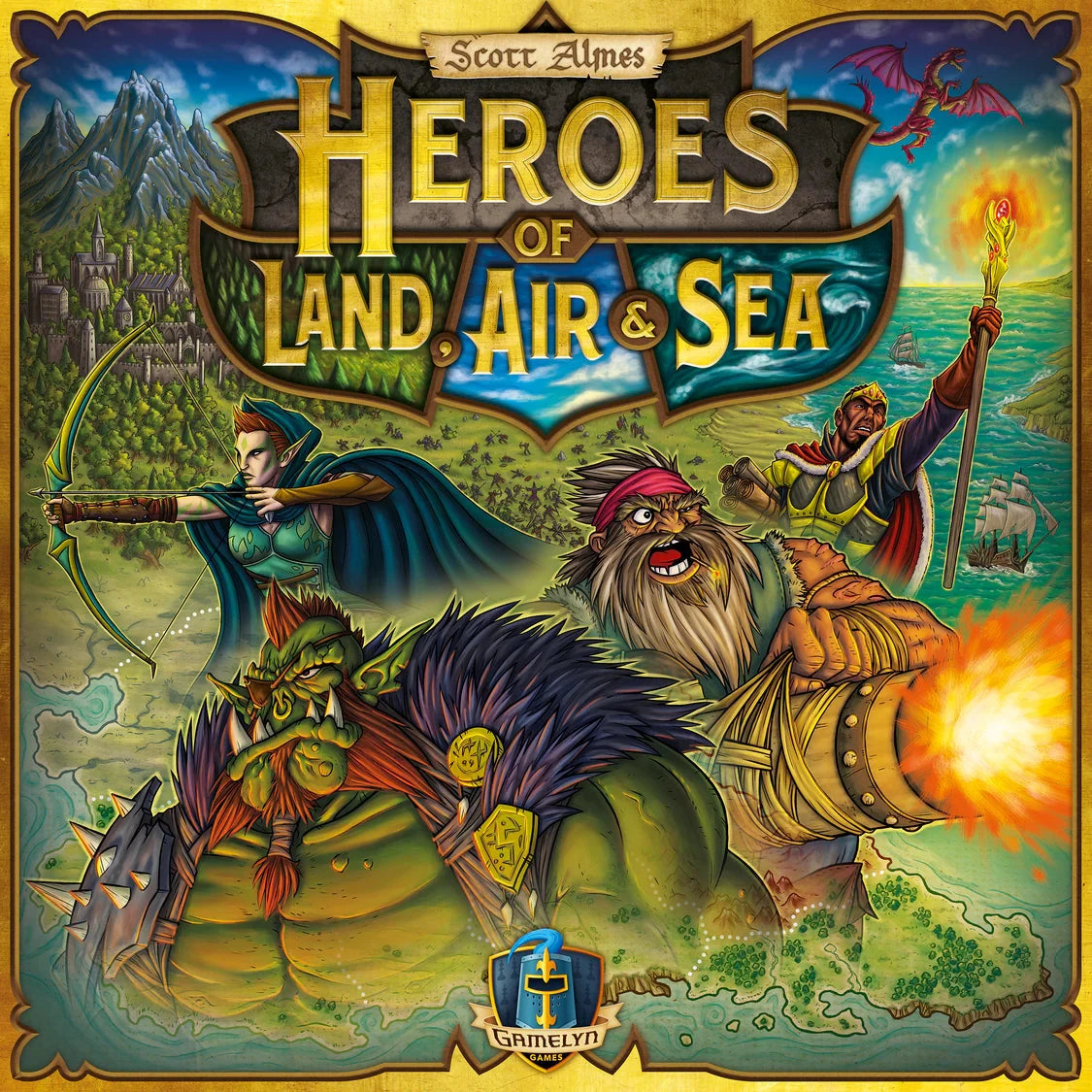 Heroes of Land, Air & Sea Board Game Gamelyn Games  | Multizone: Comics And Games