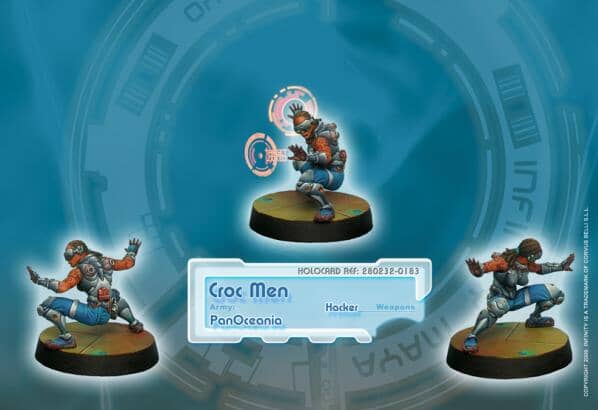 Infinity: Croc Men (Hacker) Infinity Corvus Belli  | Multizone: Comics And Games