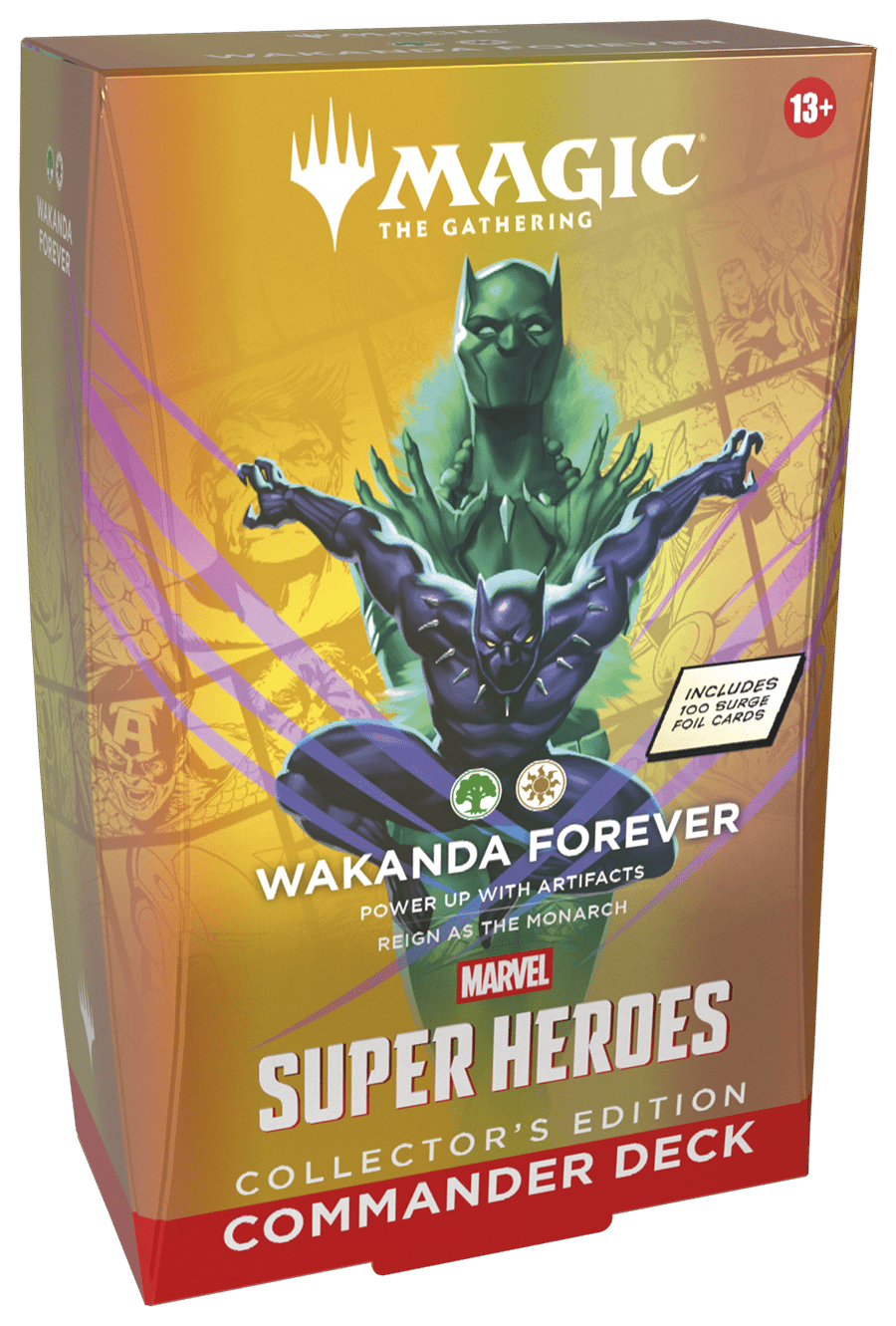 Marvel Super Heroes Collector Commander Deck: Wakanda Forever Magic The Gathering Wizards of the Coast  | Multizone: Comics And Games