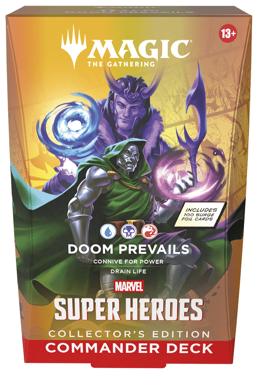 Marvel Super Heroes Collector Commander Deck (Pre-order 26/06/2026) Magic The Gathering Wizards of the Coast Doom Prevails  | Multizone: Comics And Games