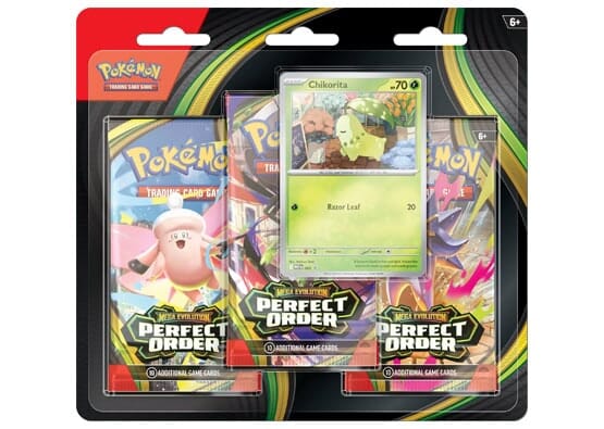 Perfect Order Chikorita 3 Pack Pokemon Pokémon  | Multizone: Comics And Games
