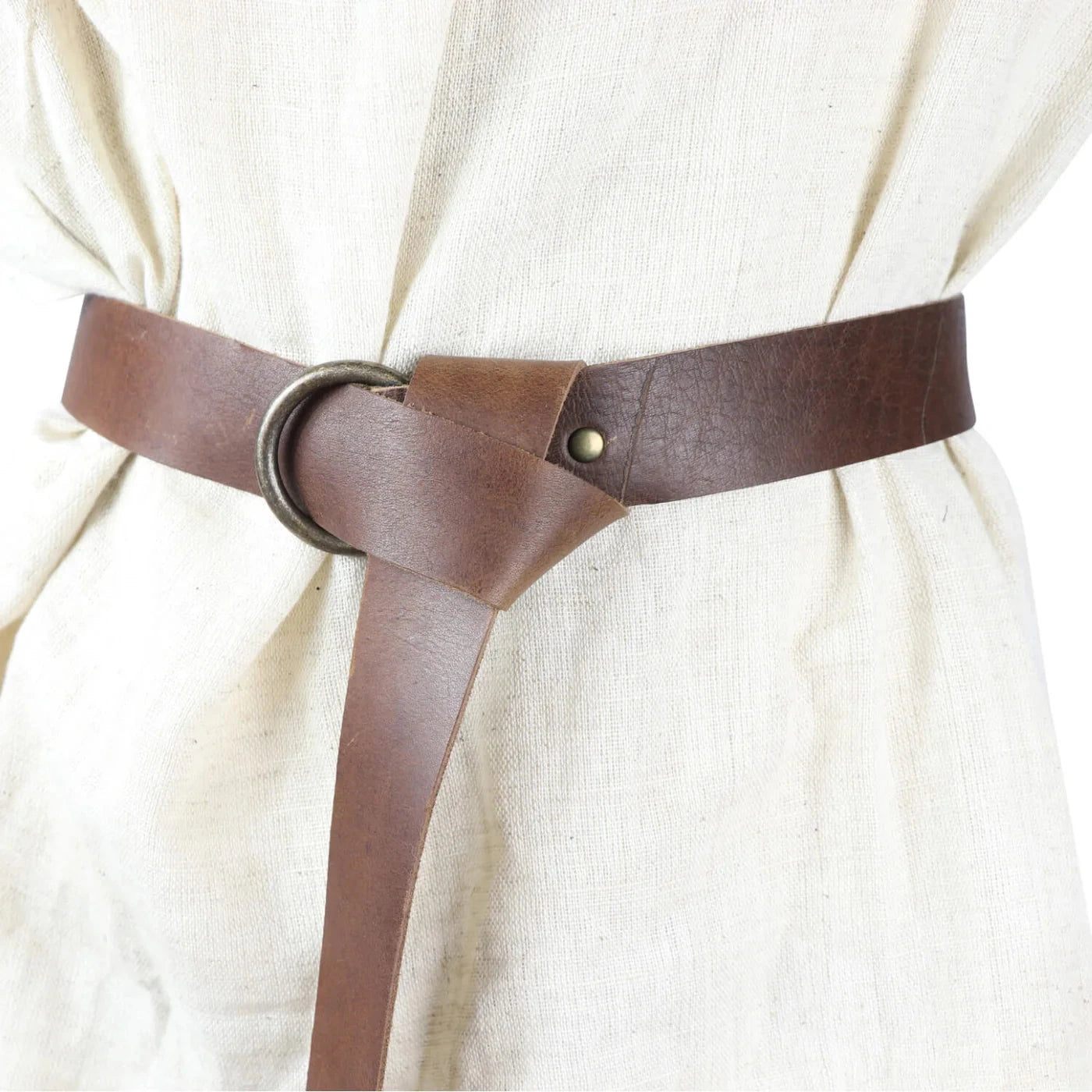 Simple Ring Belt - Brown S-XL LARP Gear Zardwin  | Multizone: Comics And Games