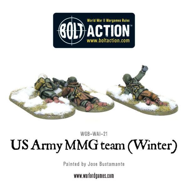Bolt Action: US Army MMG team (Winter) Bolt Action Warlord Games  | Multizone: Comics And Games