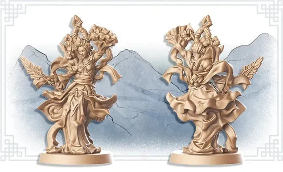 Zombicide: White Death - Chang' E and Hou Yi Miniatures CMON  | Multizone: Comics And Games