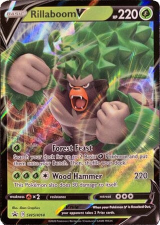 Rillaboom V (SWSH014) [Sword & Shield: Black Star Promos] Pokemon Single Pokémon  | Multizone: Comics And Games