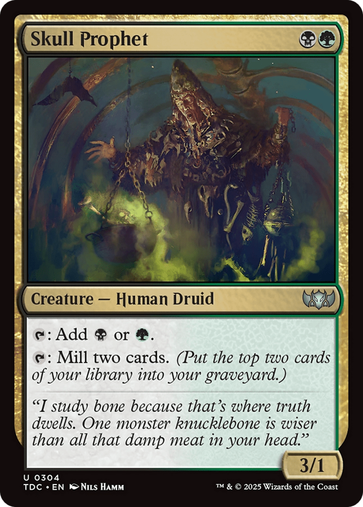 Skull Prophet [Tarkir: Dragonstorm Commander] MTG Single Magic: The Gathering  | Multizone: Comics And Games