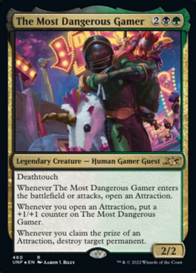 The Most Dangerous Gamer (Galaxy Foil) [Unfinity] MTG Single Magic: The Gathering  | Multizone: Comics And Games