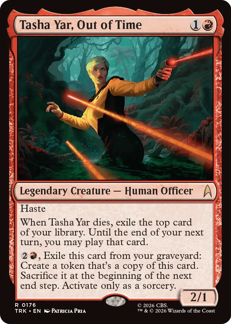 Tasha Yar, Out of Time [Star Trek] MTG Single Magic: The Gathering  | Multizone: Comics And Games
