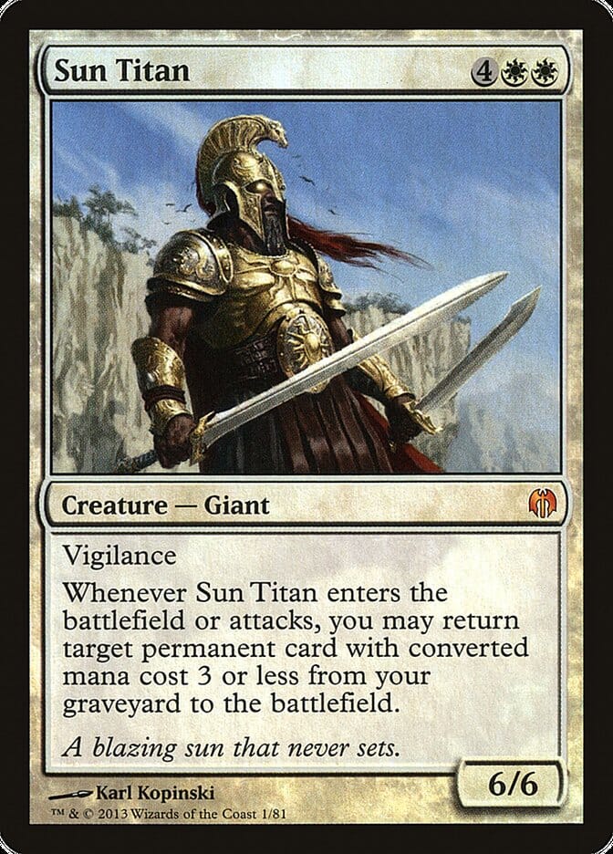 Sun Titan [Duel Decks: Heroes vs. Monsters] MTG Single Magic: The Gathering  | Multizone: Comics And Games