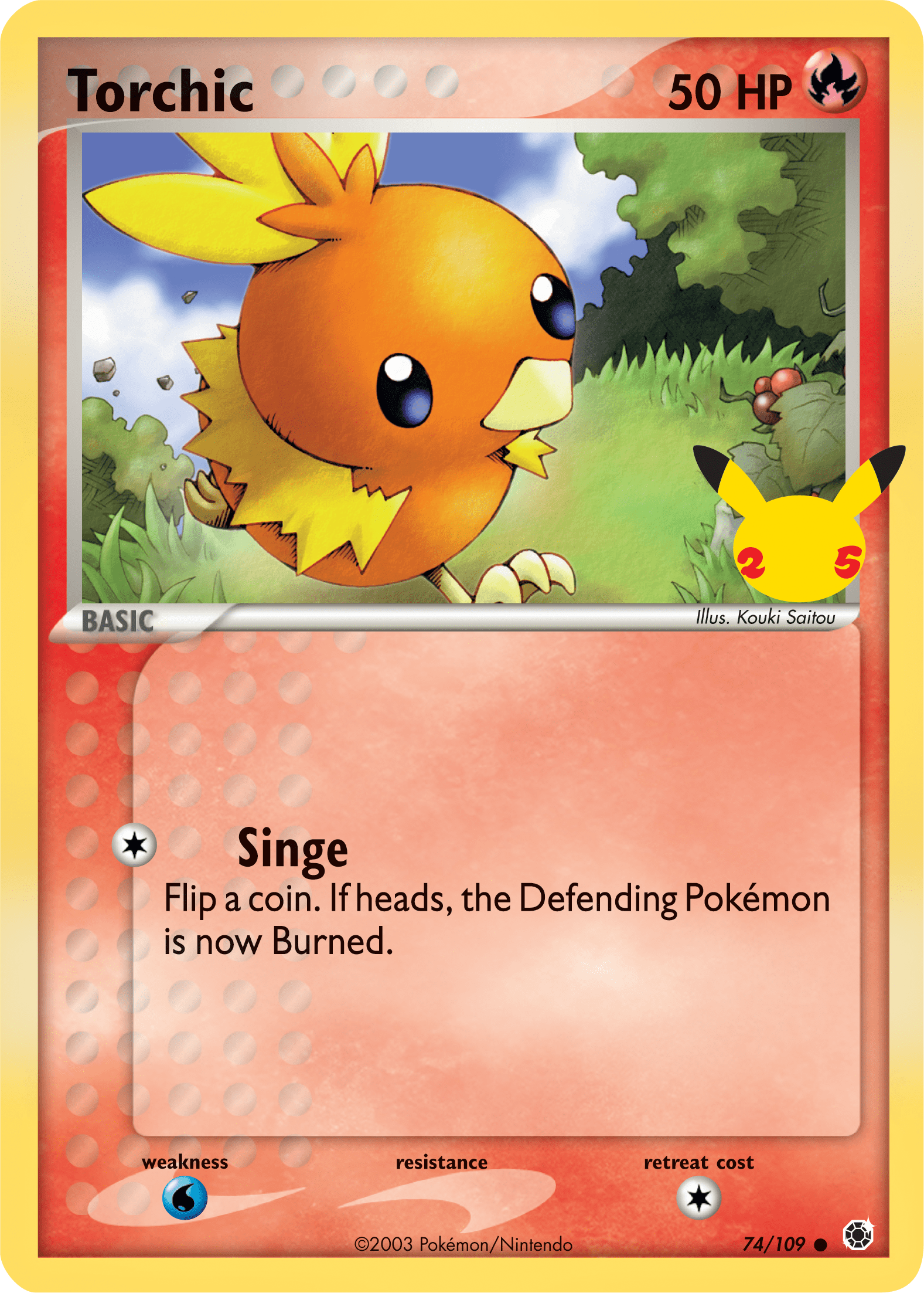 Torchic (74/109) (Jumbo Card) [First Partner Pack] Pokemon Single Pokémon  | Multizone: Comics And Games