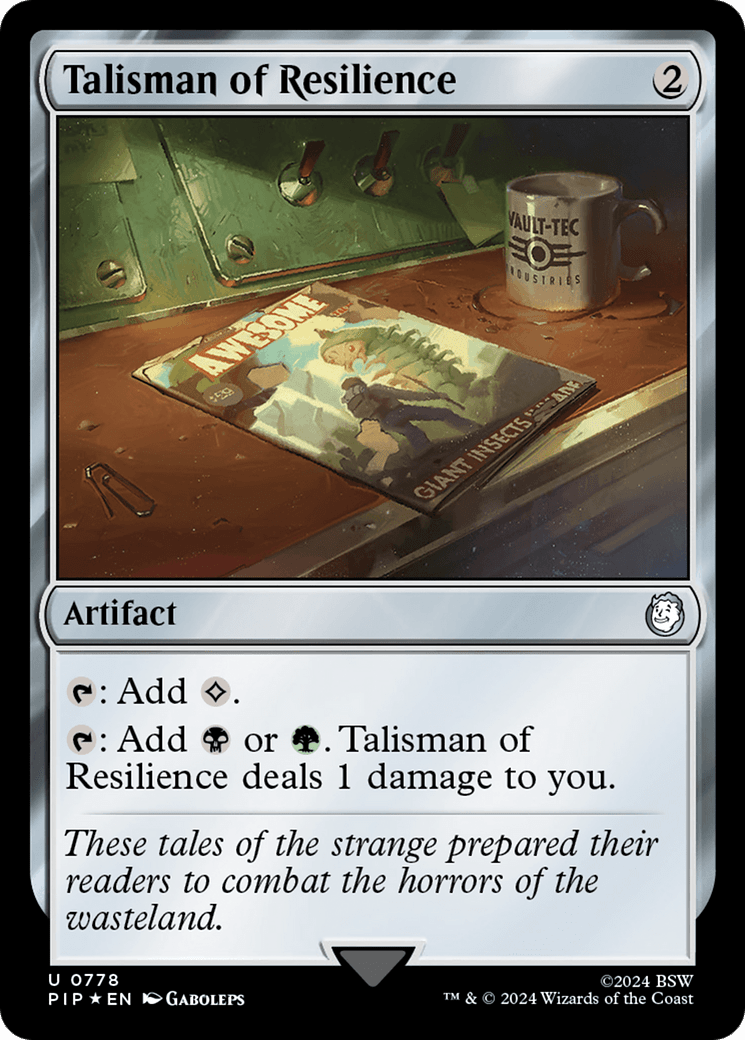 Talisman of Resilience (Surge Foil) [Fallout] MTG Single Magic: The Gathering  | Multizone: Comics And Games