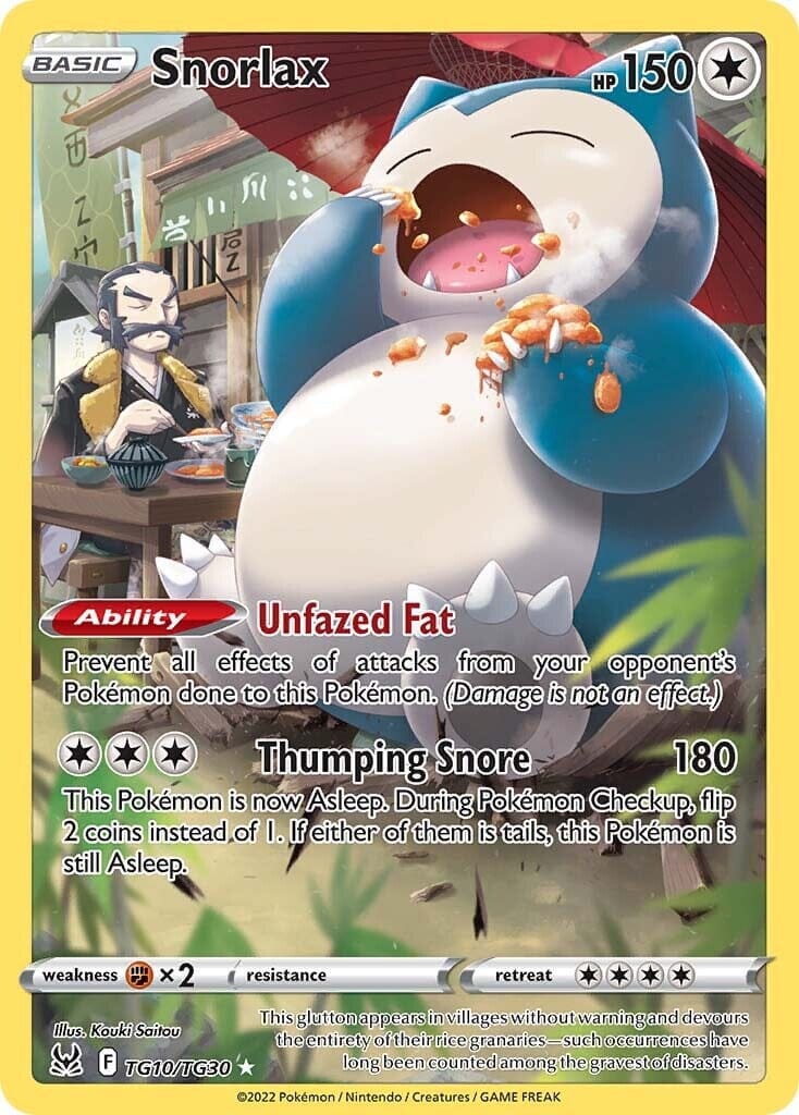 Snorlax (TG10/TG30) [Sword & Shield: Lost Origin] Pokemon Single Pokémon  | Multizone: Comics And Games