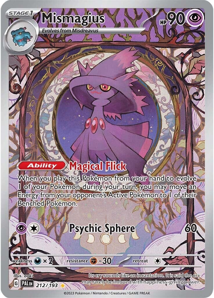 Mismagius (212/193) [Scarlet & Violet: Paldea Evolved] Pokemon Single Pokémon  | Multizone: Comics And Games