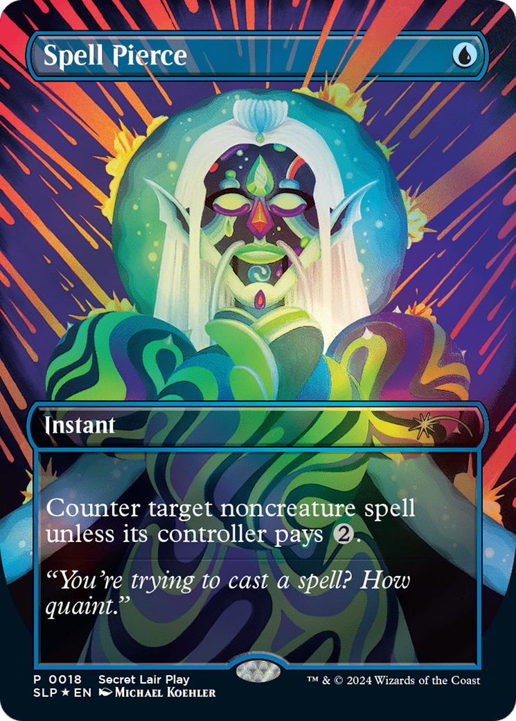 Spell Pierce [Secret Lair Showdown] MTG Single Magic: The Gathering  | Multizone: Comics And Games
