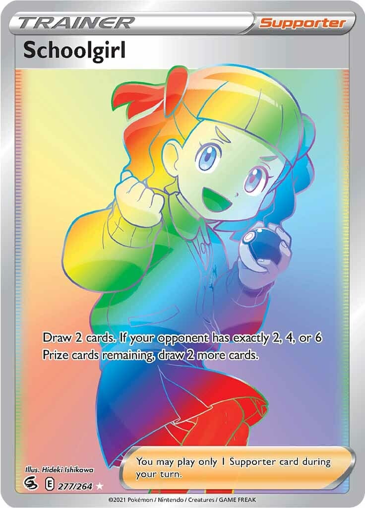 Schoolgirl (277/264) [Sword & Shield: Fusion Strike] Pokemon Single Pokémon  | Multizone: Comics And Games