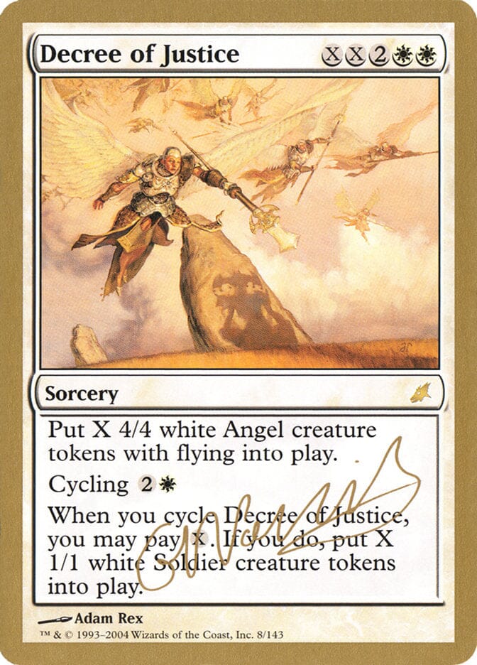Decree of Justice (Gabriel Nassif) [World Championship Decks 2004] MTG Single Magic: The Gathering  | Multizone: Comics And Games