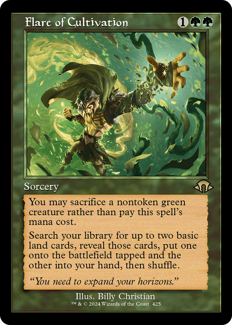 Flare of Cultivation (Retro) [Modern Horizons 3] MTG Single Magic: The Gathering  | Multizone: Comics And Games