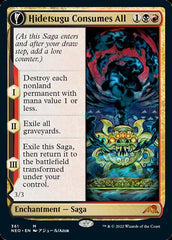 Hidetsugu Consumes All // Vessel of the All-Consuming (Showcase Soft Glow) [Kamigawa: Neon Dynasty] MTG Single Magic: The Gathering  | Multizone: Comics And Games