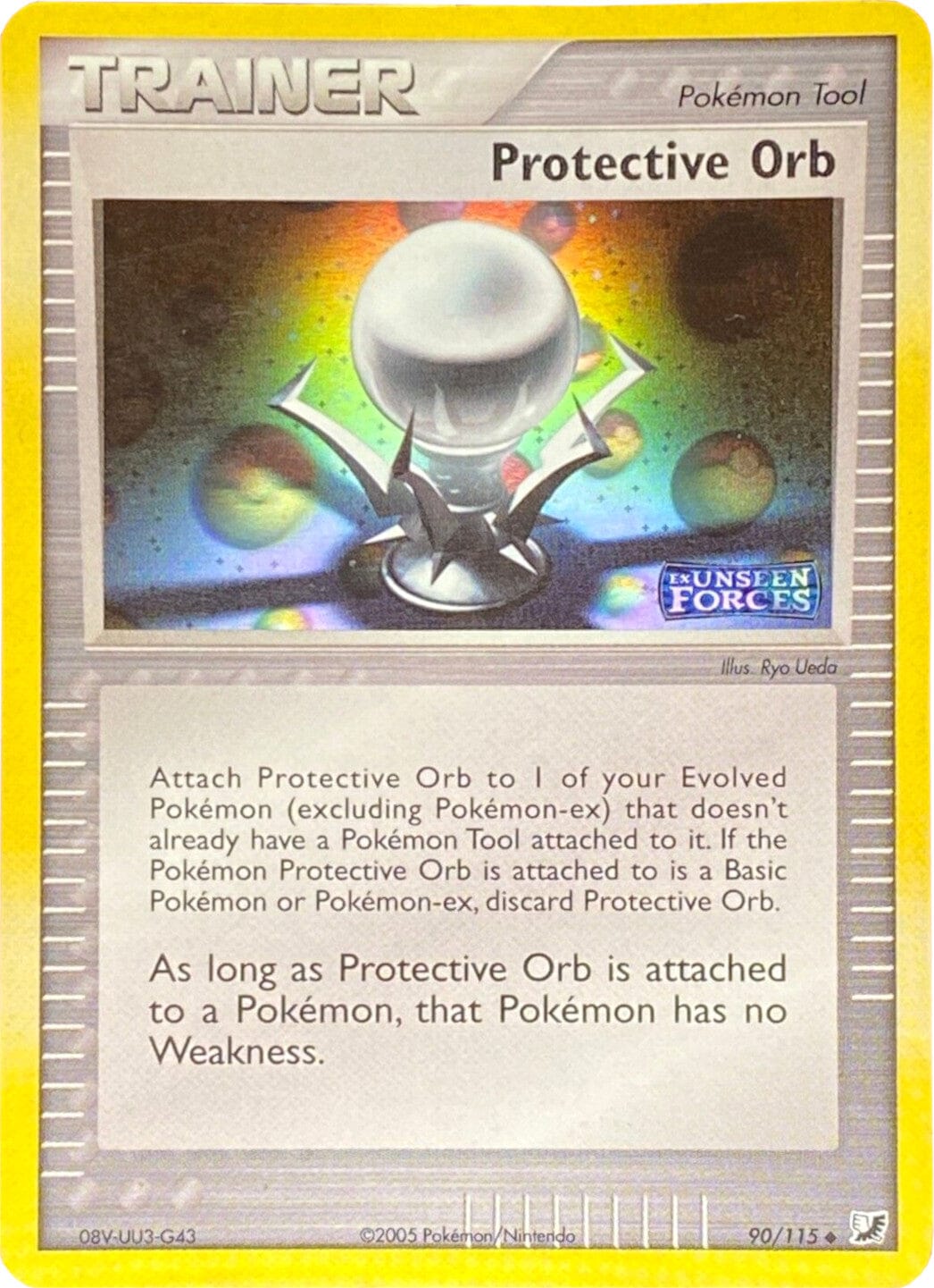 Protective Orb (90/115) (Stamped) [EX: Unseen Forces] Pokemon Single Pokémon  | Multizone: Comics And Games