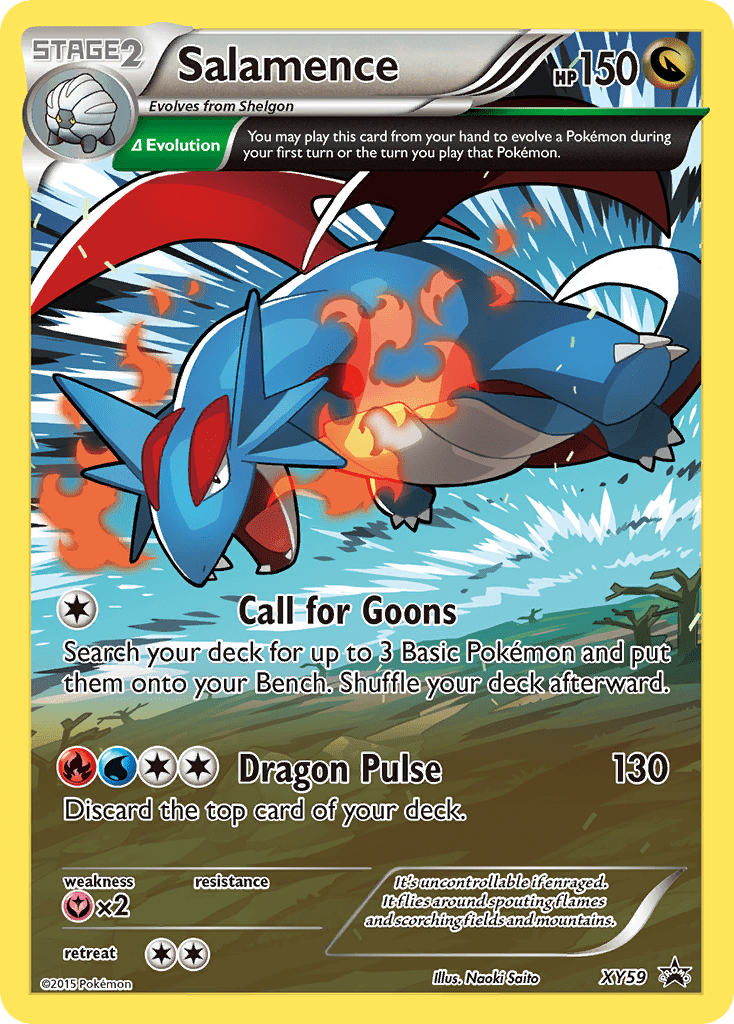 Salamence (XY59) [XY: Black Star Promos] Pokemon Single Pokémon  | Multizone: Comics And Games