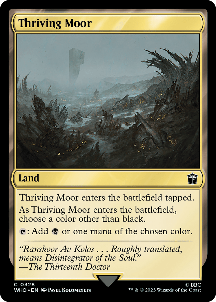 Thriving Moor [Doctor Who] MTG Single Magic: The Gathering  | Multizone: Comics And Games