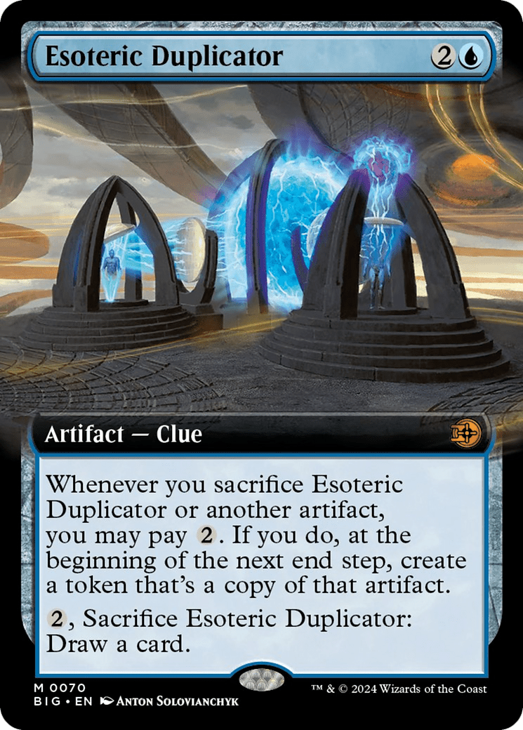 Esoteric Duplicator (Extended Art) [Outlaws of Thunder Junction: The Big Score] MTG Single Magic: The Gathering  | Multizone: Comics And Games