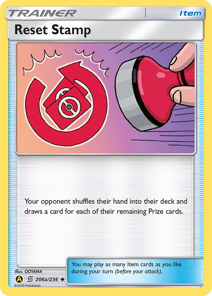 Reset Stamp (206a/236) [Alternate Art Promos] Pokemon Single Pokémon  | Multizone: Comics And Games