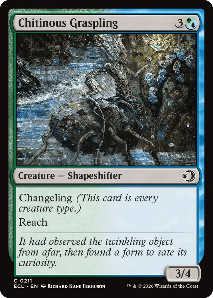 Chitinous Graspling [Lorwyn Eclipsed] MTG Single Magic: The Gathering  | Multizone: Comics And Games