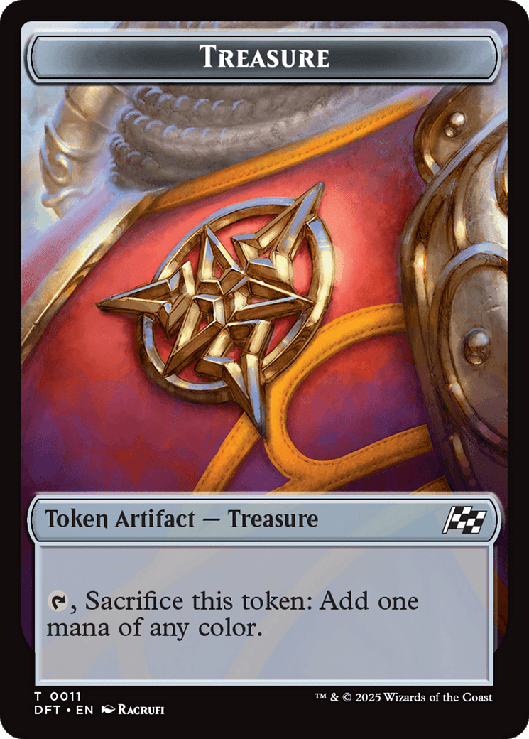 Nalaar Aetherjet // Treasure Double-Sided Token [Aetherdrift Tokens] MTG Single Magic: The Gathering  | Multizone: Comics And Games