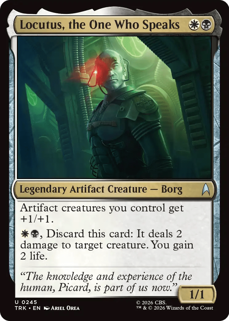 Locutus, the One Who Speaks [Star Trek] MTG Single Magic: The Gathering  | Multizone: Comics And Games