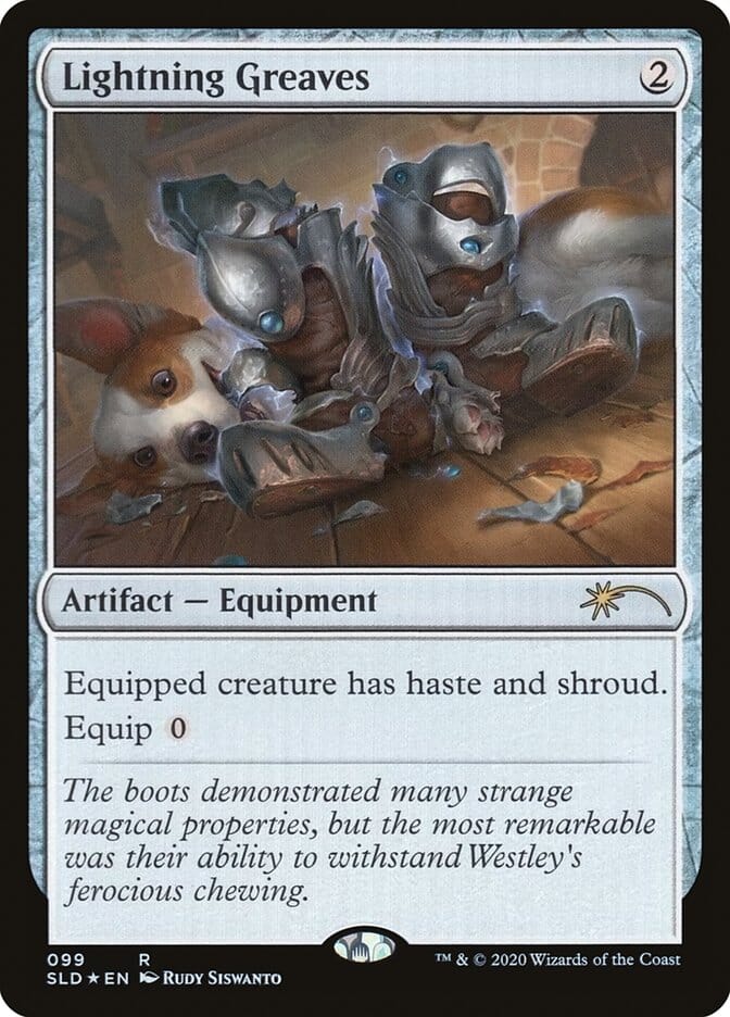 Lightning Greaves [Secret Lair Drop Series] MTG Single Magic: The Gathering  | Multizone: Comics And Games