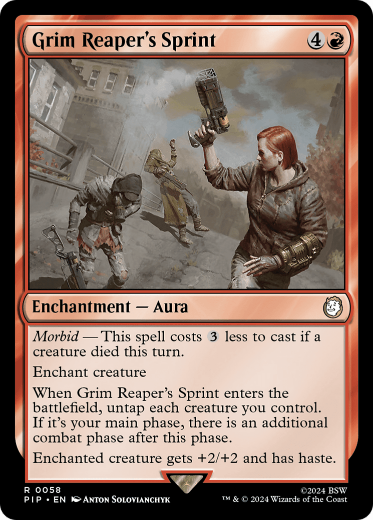 Grim Reaper's Sprint [Fallout] MTG Single Magic: The Gathering  | Multizone: Comics And Games