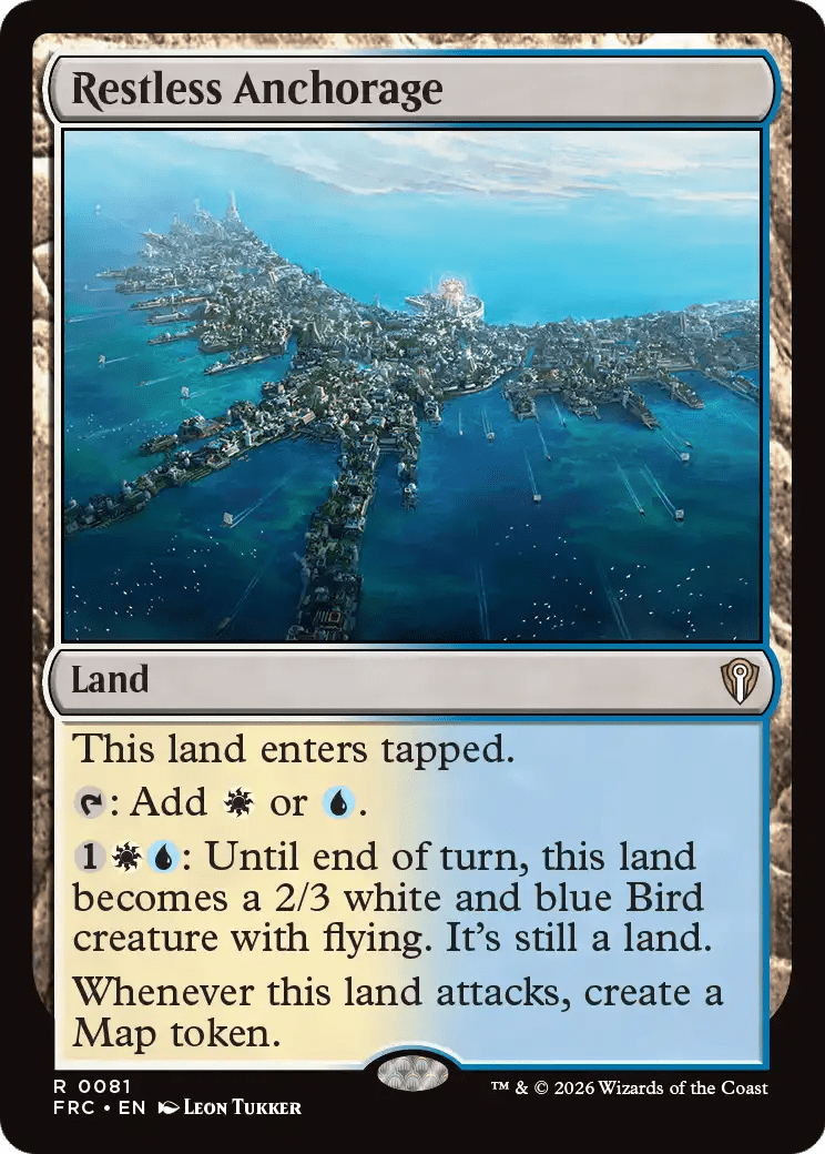Restless Anchorage [Reality Fracture Commander] MTG Single Magic: The Gathering  | Multizone: Comics And Games
