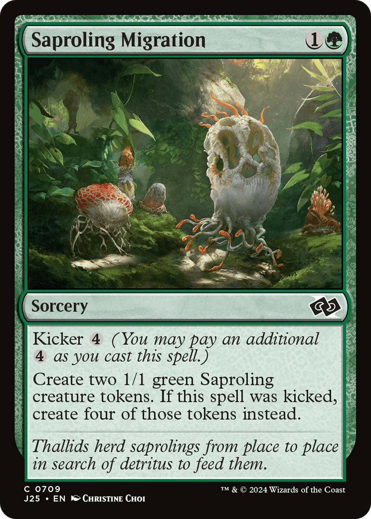 Saproling Migration [Foundations Jumpstart] MTG Single Magic: The Gathering  | Multizone: Comics And Games
