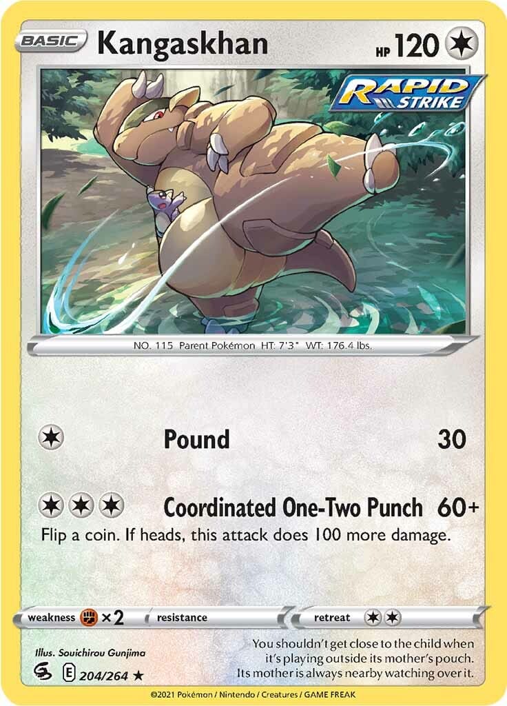 Kangaskhan (204/264) [Sword & Shield: Fusion Strike] Pokemon Single Pokémon  | Multizone: Comics And Games
